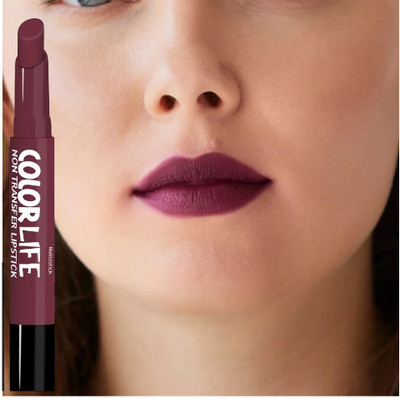 DARVING Non Transfer Waterproof Smudge Proof Long Lasting Matte Lipstick(Mulled-Wine, 2 ml)