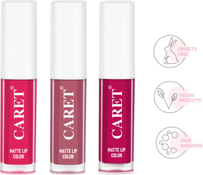 Caret Sls Free-Liquid Matte Lipstick Multicolor 6 ML(Multicolor, 6 ml)