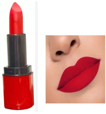 Luipui waterproof matte finish red color trending lipstick for girls pack of 1(red, 6 g)