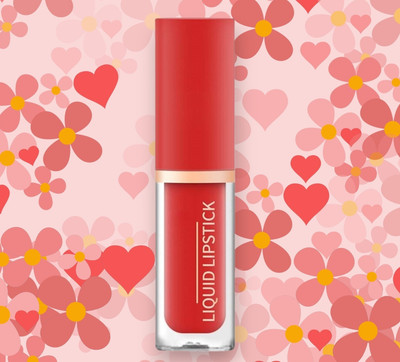 DYSOKAYO Smudge Proof Long Lasting Matte Lip liquid(Red, 2.5 ml)