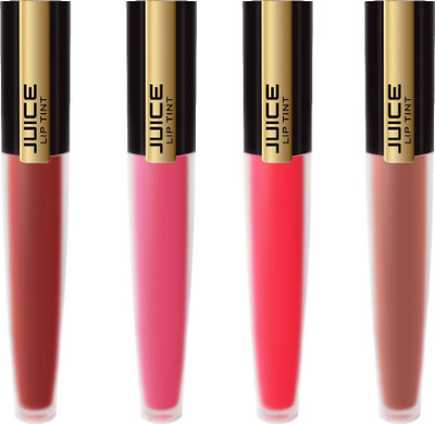 Juice Matte Lip Tint Combo L47 Shade No.: M-03, M-07, M-10, M-70(Multicolor, 16 ml)