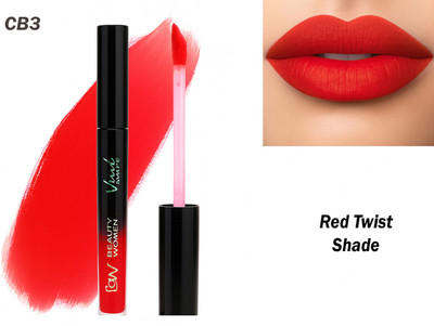 CB3 BEAUTY Ultra Smooth | Premium Viral Swipe| Liquid Lipstick | Hydrating Matte(RED TWIST, 5 ml)