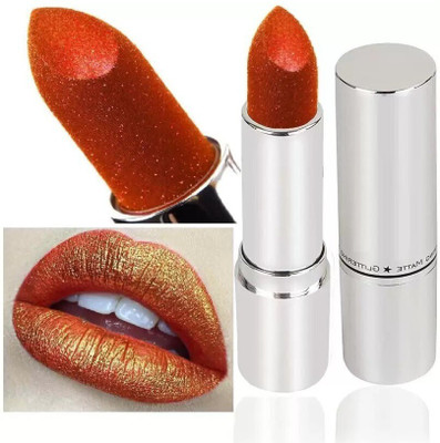 Yuency NEW GOLDEN DUST SHIMMERY SHINY MULTI PURPOSE GLITTER ORANGE(ORANGE, 3.8 g)