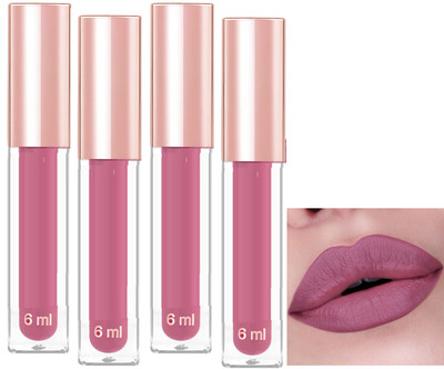 ADJD Combo Velvety Soft Finish Dusty rose Weightless Formula Long Lasting Lipstick(rose berry, 24 ml)