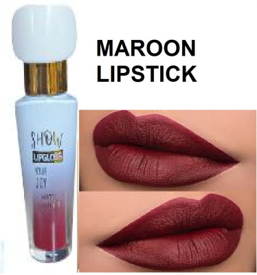 Luipui MAROON LIQUID MATTE LOOK LIPSTICK AWESOME(MAROON, 6 ml)