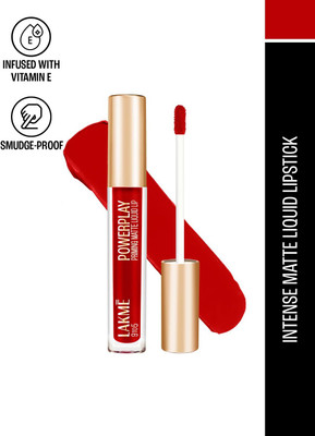 Lakmé 9to5 Primer + Matte Liquid Lip Color(MR2 Driven Red, 4.2 ml)