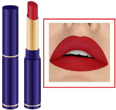 Latixmat Non Transfer Sensational Soft Matte Long Stay Hydrating Lipstick(Cherry Red, 4 g)