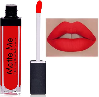 Arcanuy long lasting and smudge proof Matte Lipstick(red, 6 ml)