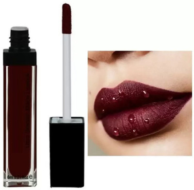 GULGLOW99 Matte Liquid Lipstick Matte Waterproof Long Lasting Maroon(Maroon, 6 ml)