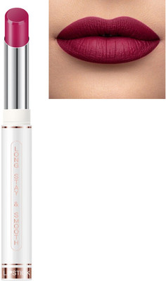 HUZURLU Non-Transfer Long Stay & Smooth Lipstick(cherry red, 3.8 g)