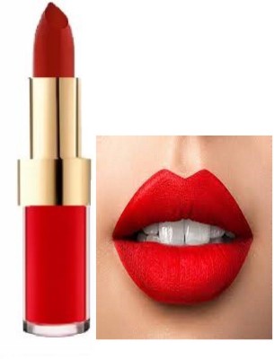 Luipui 2 in 1 red matte4 finish lipstick pack of 1 waterproof and long lasting(red, 6 g)