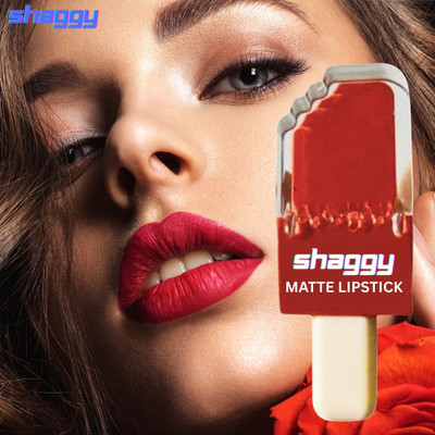 SHAGGY Red matte liquid lipstick waterproof and trending( pack of 1)608(Red, 12 ml)