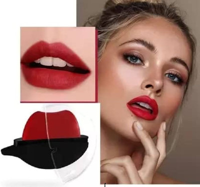 Latixmat New Lip Shape Lipstick Design Matte Lipstick(Red, 5 g)
