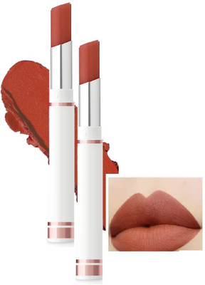 Emijun Non Transfer Matte Water Proof Smooth Lipstick(CARAMEL, 3.8 g)