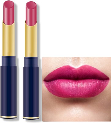 ADJD Combo Non Transfer Lip Crayon Lipstick Long-Lasting lipstick Hot pink(Hot pink, 8 g)