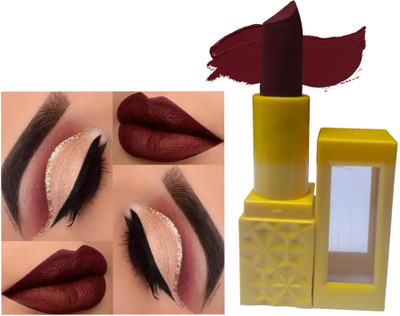 AMOSFIA Matte finish ultra soft Smudge Non Transfer Lip Crayon_A91(Maroon, 5 g)