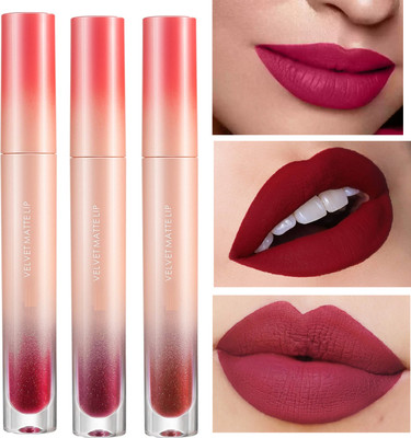 ADJD Kissproof pigmented matte liquid Lightweight Lipstick(03-8-9)(MULTI COLOR, 6 g)