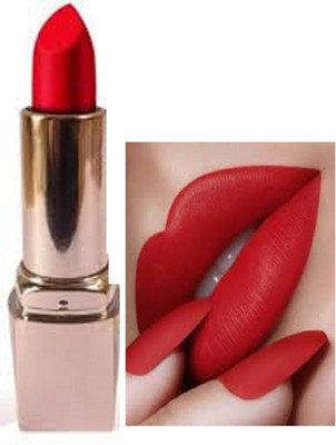 Luipui best red creamy matte look lipstick pack of 1(red, 6 g)