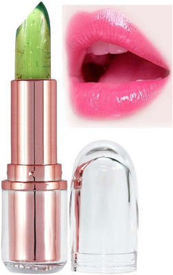 THTC crystal transparent color changing jelly moisturizing lipstick 02(Green, 3.6 g)