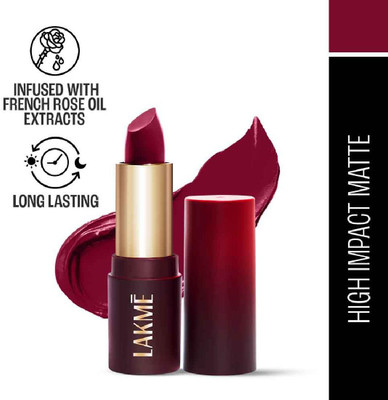 Lakmé Forever Matte Lipstick(Red Crimson, 4.5 g)