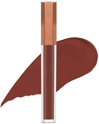 manasona Matte Lipstick For Women Glossy Waterproof and Transfer proof(Deep Brown, 3 ml)