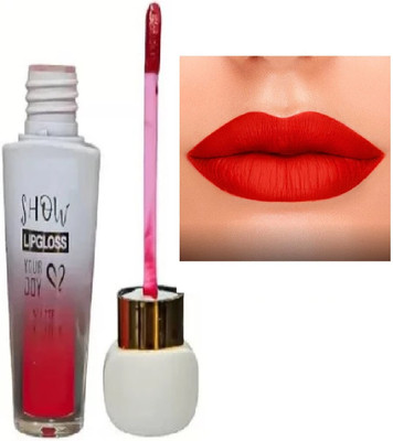 Luipui red matte lipstick fashion for dry lips pack of 1 liquid form(red, 6 ml)