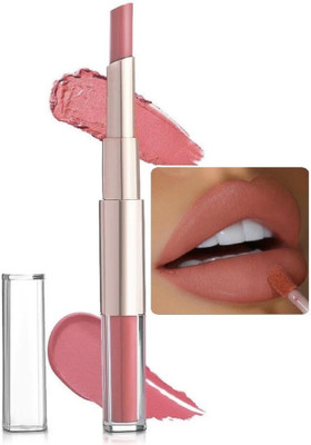 Arcanuy 2 in 1 liquid and matte lip color lipstick(peach, 12 ml)