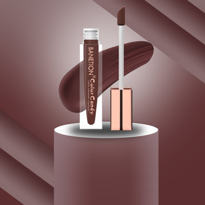Banetion Matte Liquid Lipstick With Moisturizing Lips(Crater Brown, 6 ml)