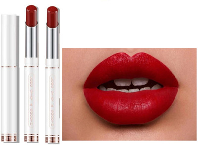 GFSU - GO FOR SOMETHING UNIQUE Super smooth matte crayon lipstick long lasting(PURE RED, 8 g)