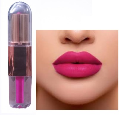 Luipui trending long lasting 2 in 1 pink matte finish lipstick(pink, 6 g)