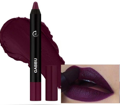 GABBU Waterproof Lasts Upto 24Hrs Lipstick (Grape Wine)(Grape wine, 3.5 g)