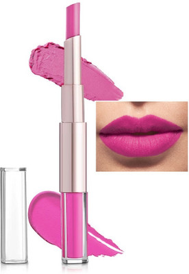 Arcanuy 2 IN 1 LIPSTICK LIQUID MATTE WITH CRAYON LIPSTICK(PINK, 12 ml)