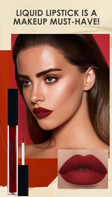 BLUEMERMAID Makeup Lipstick Lip Sexy Red Lip Stick Waterproof Moisture Lips(MAROON, 6 ml)