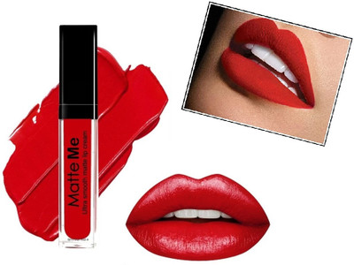 Libline Professional Matte Non Transfer Liquid Lipstick(RED, 6 ml)