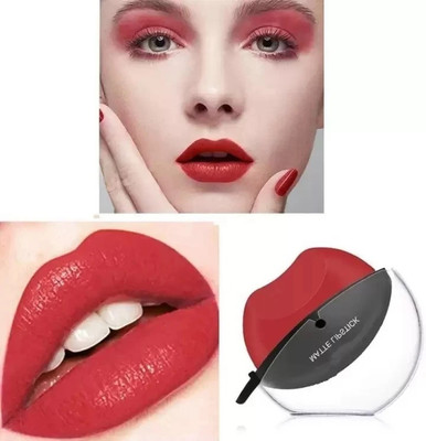 DARYUE Apple Design Matte Finish Lip Shape Lipstick(Red, 5 g)