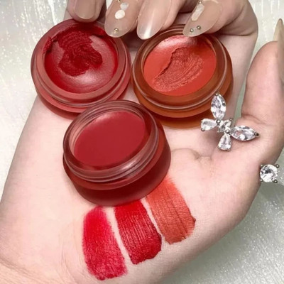 HUZURLU Lip Mud Lip Tint & Cheek Tint fruit multi shade(Pack of: 3, 30 g)