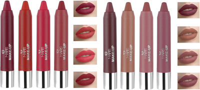 MARS Ultra Lipstick pack of 8(Shade-D+Shade-F, 28.8 g)
