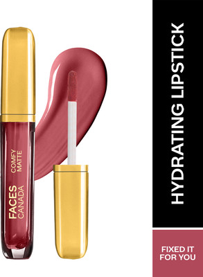FACES CANADA Comfy Matte Liquid Lipstick| 10HR Stay | No Dryness(Fixed It For You 11, 3.8 ml)