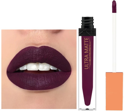 AEPRUY Non Transfer Smudge Proof Longlasting Sensational Liquid Matte Lipstick(purple, 6 ml)