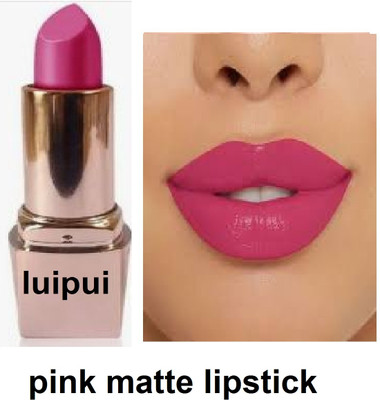 Luipui ink crayon matte look lipstick beautiful lips pack of 1(pink, 6 g)