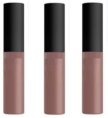 Luipui LONG LASTING BROWN COLOUR MATTE LIPSTICK PACK OF 3(Brown, 18 g)