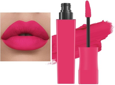 Latixmat Lipstay Transfer Proof Matte Finish Highly Pigmented Deep Color Liquid Lipstick(Hot Pink, 7.5 ml)