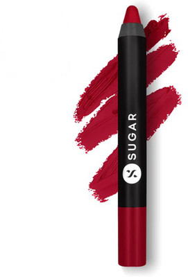 SUGAR POP Matte As Hell Crayon Lipstick 01 Scarlett O Hara 2.8g(Red, 2.8 g)