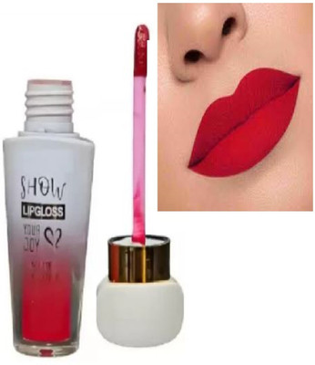 Luipui new red glossy matte liquid lipstick pack of 1(red, 6 ml)