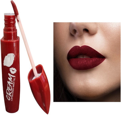 Luipui maroon matte lipstick for impressive look and beauty of lips pack of 1(maroon, 6 ml)