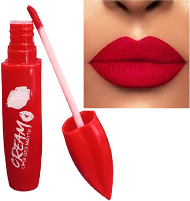 Luipui red liquid matte look lipstick awesome long lasting(red, 6 ml)