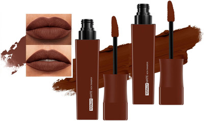 tanvi27 New Lightweight & Comfortable, One Swipe Application Liquid Chocolate Lipstick(Chocolate, 15 ml)