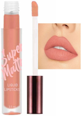 luzimaisa Matte Liquid Lipstick Transferproof & Smudgeproof Lasts upto 12hrs(peach, 3.5 ml)