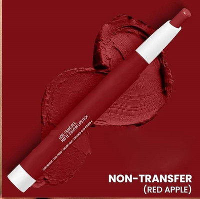 GULGLOW99 Non Transfer Matte Lipstick Waterproof Long Lasting Red Apple(RED APPLE, 3.5 g)