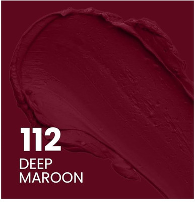Latixmat Smudge Proof Lipstick for Women(deep maroon, 3.5 g)
